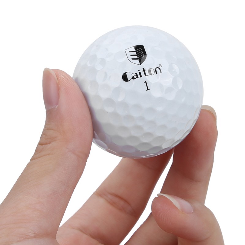 12 PCS/ Pack Dual Layer Tournament Golf Ball Training Practice