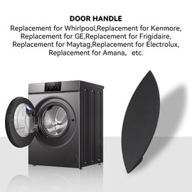 Bistinay Dryer Door Handle Kit Replacement Dryer Accessories Replacmenet for Whirlpool Black