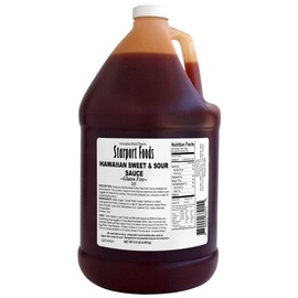Starport Foods Hawaiian Sweet and Sour Sauce - Gluten Free, Vegetarian 1 gallon, NET WT 9.9 LB, (158 OZ)