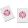 2 x 45mm 'Pink Heart Mandala' Erasers/Rubbers (ER00047148)