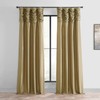 HPD HALF PRICE DRAPES Ruched Faux Dupioni Silk Curtains for