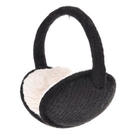 ZLYC Women's Winter Adjustable Earmuffs Ear Warmers Outdoor Earmuffs, black