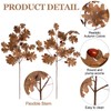 Wavwavw 6 Pcs 31.5in Faux Oak Branch with Acorns Fake