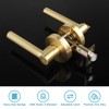 Gaurqiah Brushed Gold Door Handles, Privacy Door Lever, Heavy Duty