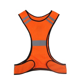 LED Night Light Running Flashing Safety Vests Jacket High Visibility Waistcoat Traffic Outdoor Night Warning Reflector Clothing Orange