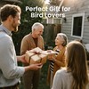 Smart Bird Feeder with Camera Solar Powered, 2K HD Video,