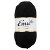 Emu Classic Chunky Acrylic Yarn 100g Ball 164m, Black -