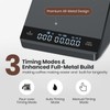 Mini Coffee Scale with Timer, Maestri House Rechargeable Espresso Scale,