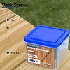 Deck Screws 3 Inch, #10 x 3, 5lb, Rust Resistant,
