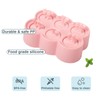 WANGCL 6 grids BPA Free Popsicle Maker Reusable Cartoon Popsicle