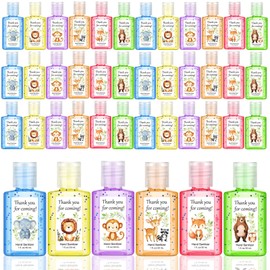Frienda 24 Pack Mini Hand Sanitizer Bulk Woodland Animal Party Favors Hand Sanitizer Travel Size Woodland Creature Safari Jungle Party Camping Birthday Supplies Thank You Nursery Gifts