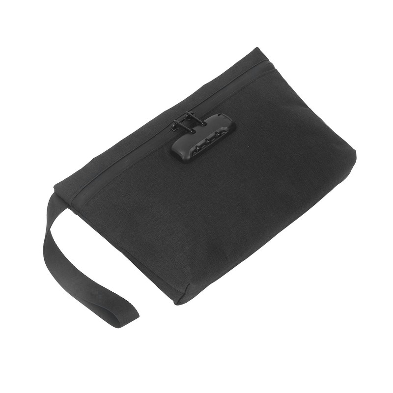 Smell Proof Bag with Combination Lock Carbon Lined Odor Proof