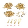 100 Pieces Ring Shoe Terminals, Brass Crimp Cable Connectors, Wire