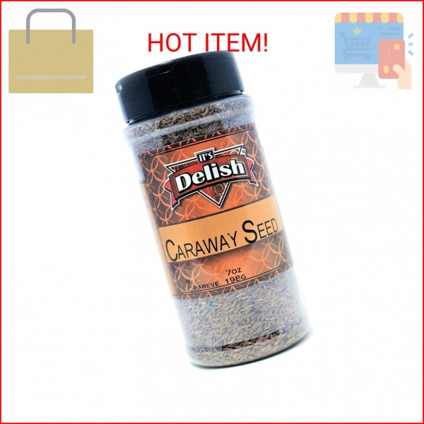 It's Delish Gourmet Caraway Seeds by Its Delish, Medium Jar,