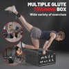 PAPABABE Hip Thrust Bench & Fitness Accessories Set, All-in-One Glute