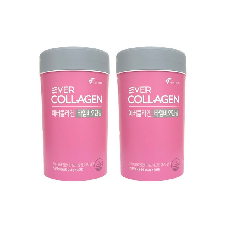 Ever Collagen Time Biotin Cell 3g x 30 Packets (2