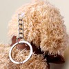 Amily, 4 Types of Plush Dogs, Keychain, Ribbon, Fluffy, Cute,
