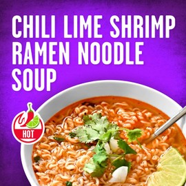 Tapatío Ramen Noodle Soup – Spicy Chili Lime Shrimp Flavor, Instant Microwave Cup, 2.29 oz (65 g) 6-Pack
