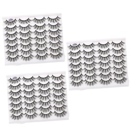 Baluue 3 Boxes Eyelash Beauty Natural Eyelashes Extensions Safe for Girls Women