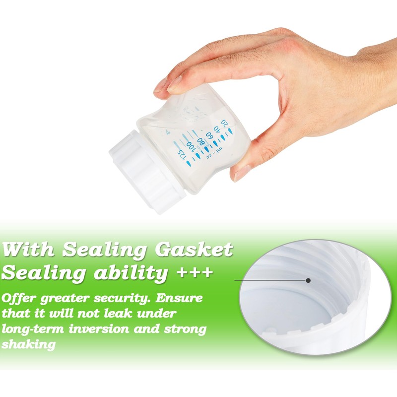 (8-PCs) Travel Bottle Caps Compatible with Avent Bottles, Bottle Lids