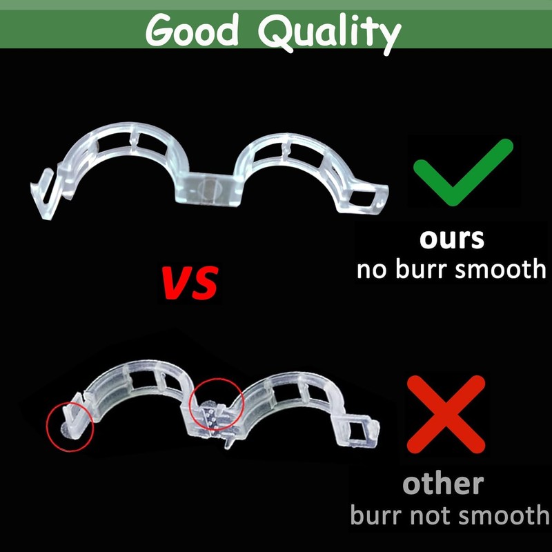 Secured Plastic Plant Clip, Plant Support Clips, Garden Clips for