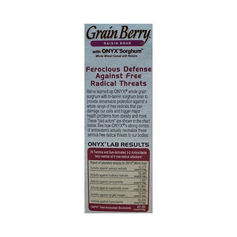 Grain Berry Raisin Bran with ONYX Sorghum - 16.6 Ounce