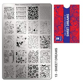 Moyra Stamping Plates #13 "Sweet Dreams Nail Stamping Plate