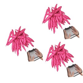 Beavorty 3sets Jumbo Hair Rollers Heatless Curls Hair Rollers with Comb for Women Girls Sponge Curling Tool 20pcs*3