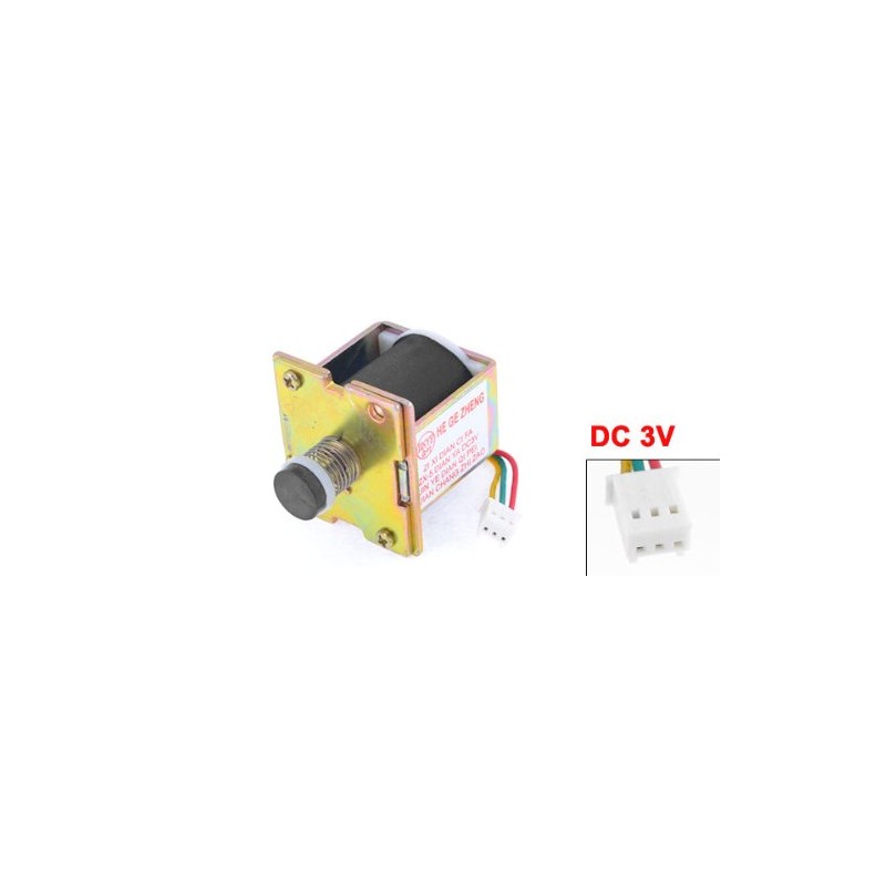 Sourcingmap LPG Gas Water Heater 3 Pin Connector Solenoid Valve