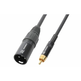 Power Dynamics PD Connex Signal Cable Audio Cable RCA (M) - XLR (M) - 3 Metres
