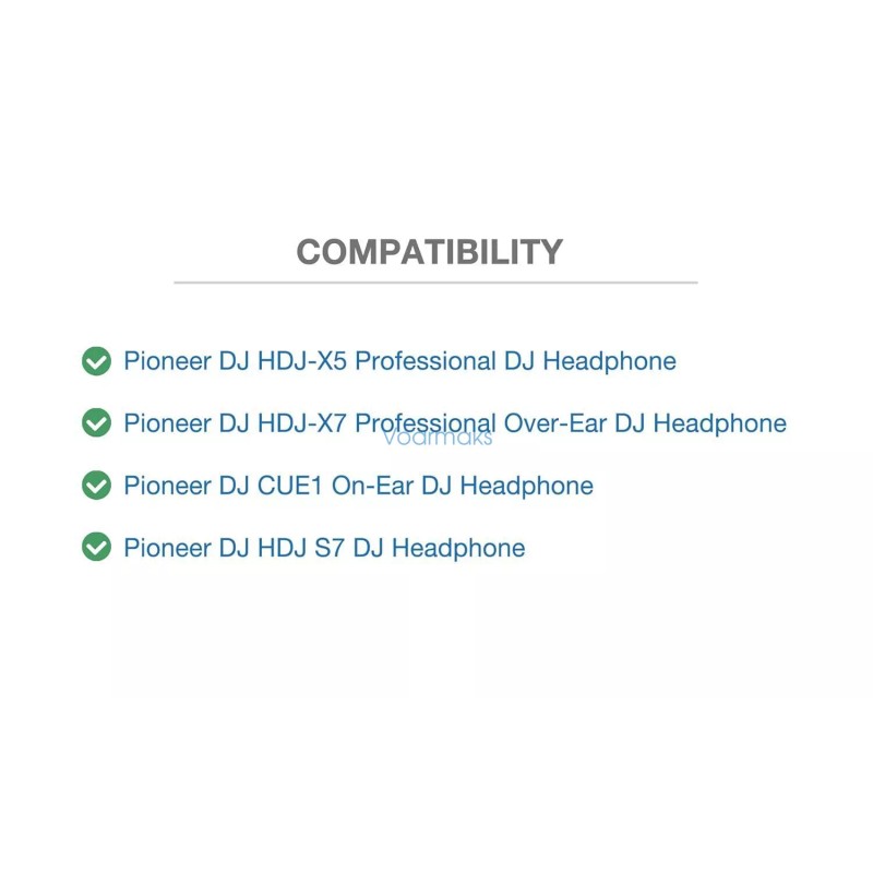 Pioneer HDJ-X5 X7 S7 CUE1 4 Pole Long Steps Audio