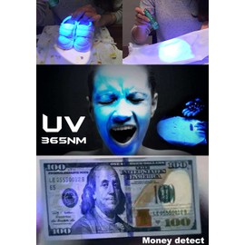 DARKBEAM B01 10W UV 365nm Blacklight Flashlight Wood's lamp Black Lights Portable Rechargeable Ultraviolet Handheld Scorpion for Pet Urine Detector Resin Curing