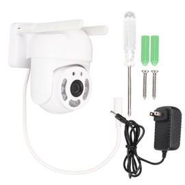 Outdoor Security Camera Dome Voice Motion Detection 1080P Full Color Night Vision 110‑240V for Home Mall Market US Plug