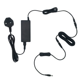 myVolts 16V power supply adaptor compatible with/replacement for Cambridge Audio Minx Go V1 Bluetooth speaker - UK plug - with Extension and Inline Switch