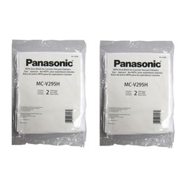 Panasonic MC-V295H Type C-19 Canister HEPA Vacuum Bag, Pack of 4