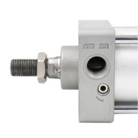 Baomain Pneumatic Air Cylinder SC 63 X 150 PT3/8, Bore: 2-1/2 inch(63mm), Stroke: 6 inch(150mm), Screwed Piston Rod Dual Action