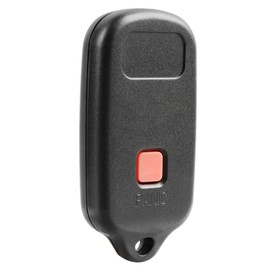 Carcasa y almohadilla para mando a distancia sin llave, compatible con Toyota Camry Corolla Matrix Sienna Solara / Pontiac Vibe (GQ43VT14T)