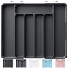 Kitsure Cutlery Drawer Organiser for Kitchen - Adjustable Cutlery Tray