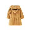 Vertbaudet Lion Baby Bathrobe, mustard yellow