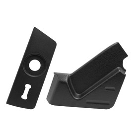 Adzfel 2PCS Compatible with Ford F150 Seat Trim Cover Panel and Seat Switch Housing Bezel 2009-2014, Front Left Driver Side Seats Panel Replacement Cover BL3Z1561693AB BL3Z14A706EB-Black