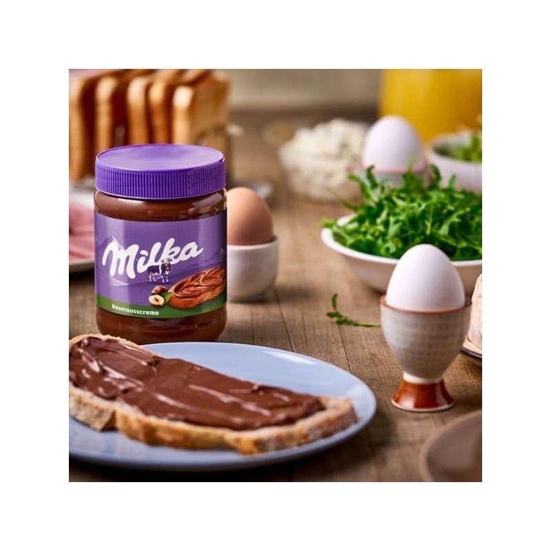 Milka Hazelnut Cream Spread 600 g -Jar