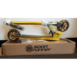 Sport Runner Platinum Kick Scooter Met-Gold - age 5+