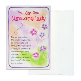 Blue Mountain Arts “For Her” Card 2-Pack—Uplifting Message of Appreciation and Admiration for a Mom, Daughter, Sister, Friend, Wife, Aunt, Teacher, or Any Amazing Lady in Your Life