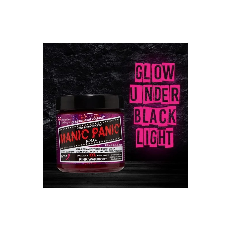 Manic Panic Classic Pink Warrior Semi-Permanent Hair Dye (118ml)