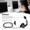 Telephone Headset RJ9 Earphone with 330° Adjustable Microphone for Home