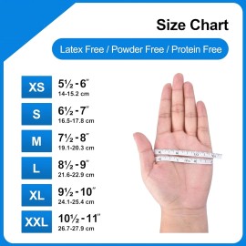 GP Craft 100pcs 4 Mil Medical Exam Grade Nitrile Disposable Glove S/M/L/XL Size Gloves - Small