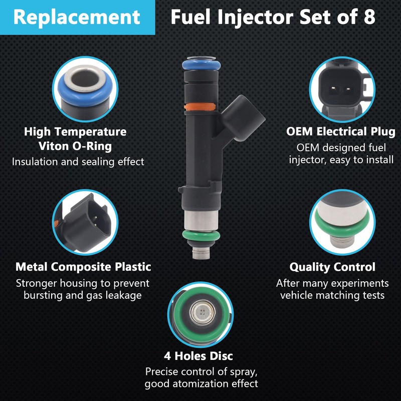 Yezoauto - Inyector de combustible compatible con F-150 5.4L V8