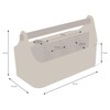 simplywire - Makeup Storage Organiser - Bathroom Caddy - White