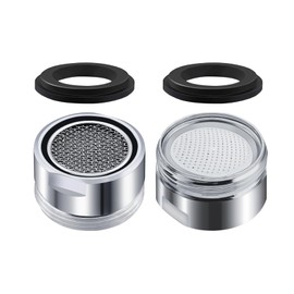 2PCS Tap Aerator M24, Tap Filter Nozzle Faucet Aerator Replacement Part with Gasket for Kitchen Bathroom Sink