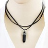 Layered Choker Necklace Crystal Choker Suede Choker Stone Pendant Necklace